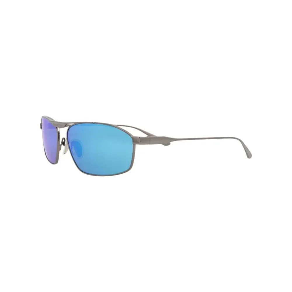 Balenciaga Aviator-Frame Metal Sunglasses Silver Mens
